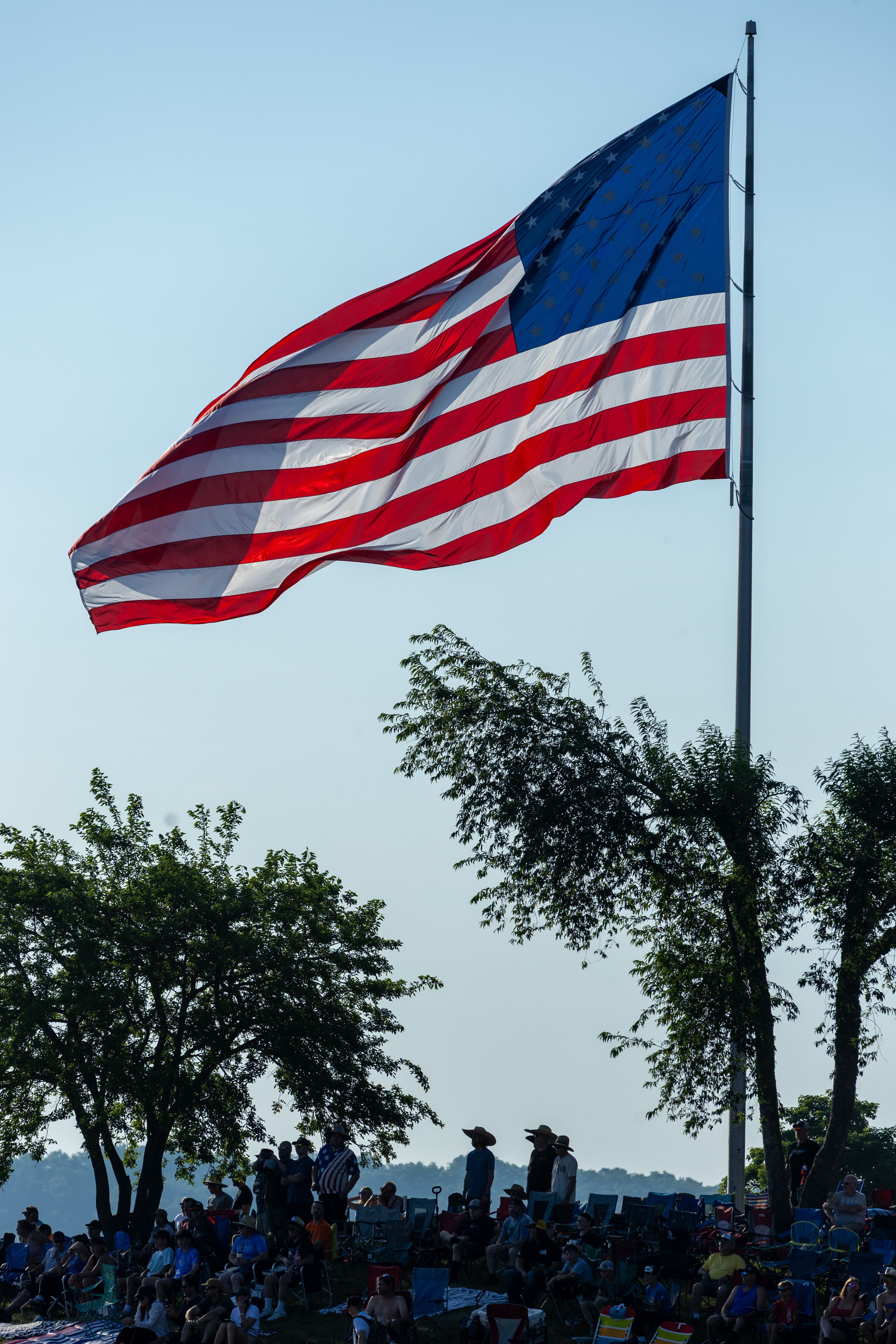 American Flag, portrait